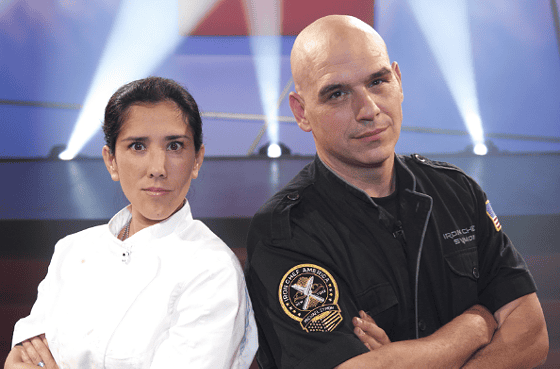 What happened last night on Iron Chef?  Symon vs. Tio