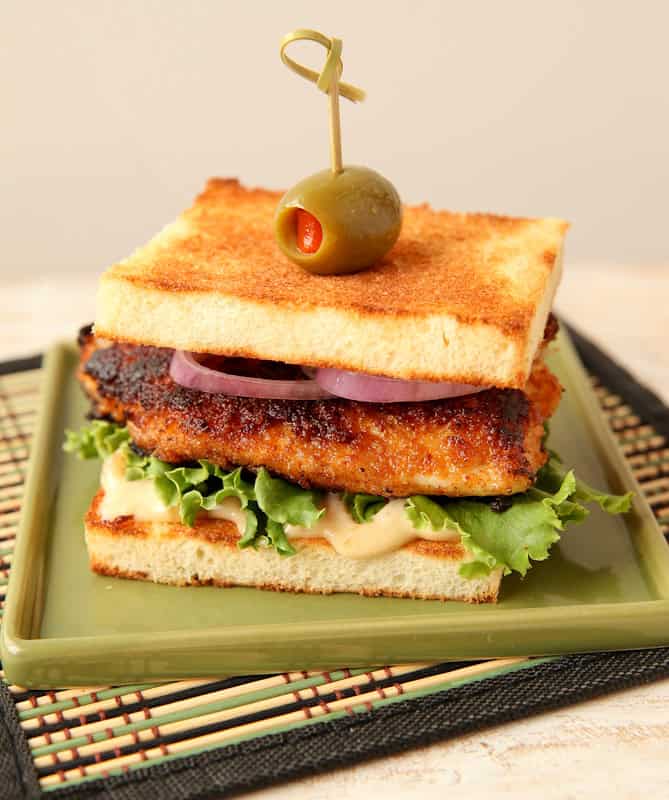 Asian Fish Sandwich with Sweet and Spicy Mayo