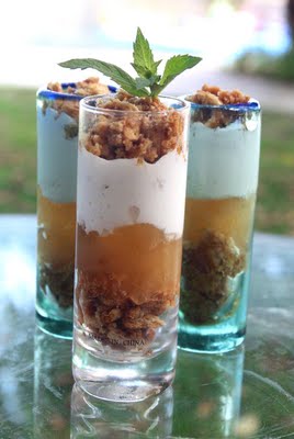 Caramel Apple S’mores Shooters