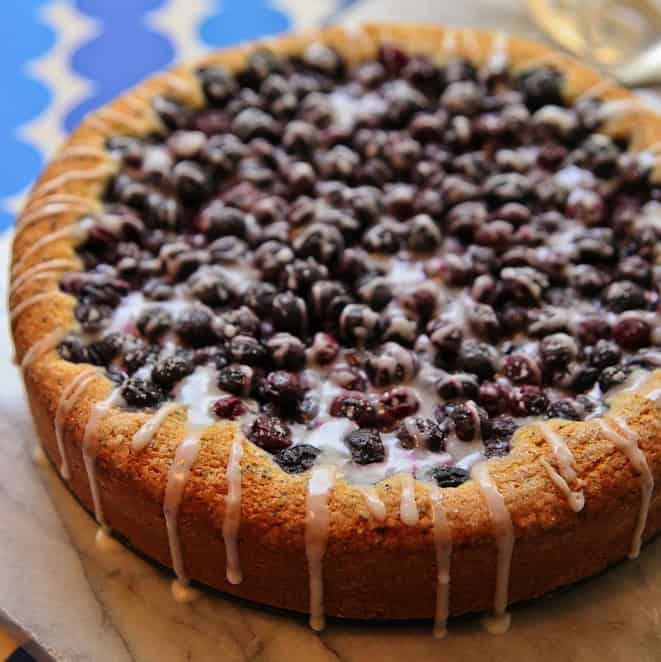Blueberry-Poppy Seed Brunch Cake