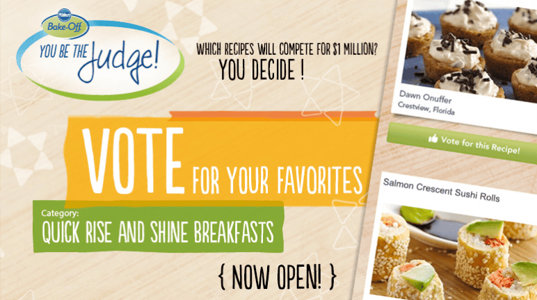 Pillsbury Bake-Off “Quick Rise and Shine Breakfasts”