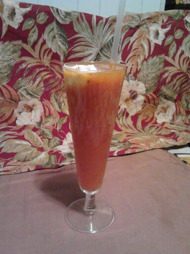 East Indian Inspired Roasted Carrot Prune Smoothie