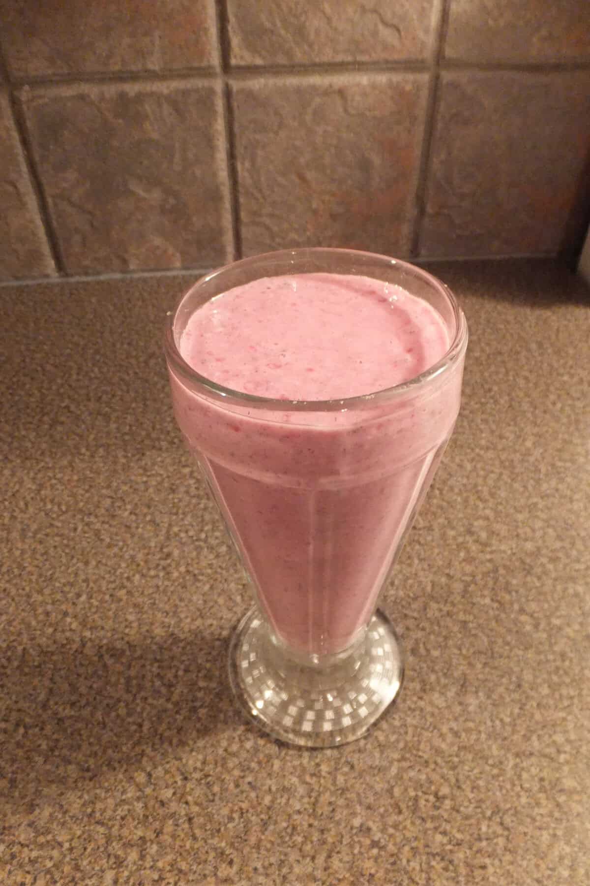 Raspberry Rapture Sunrise Smoothie