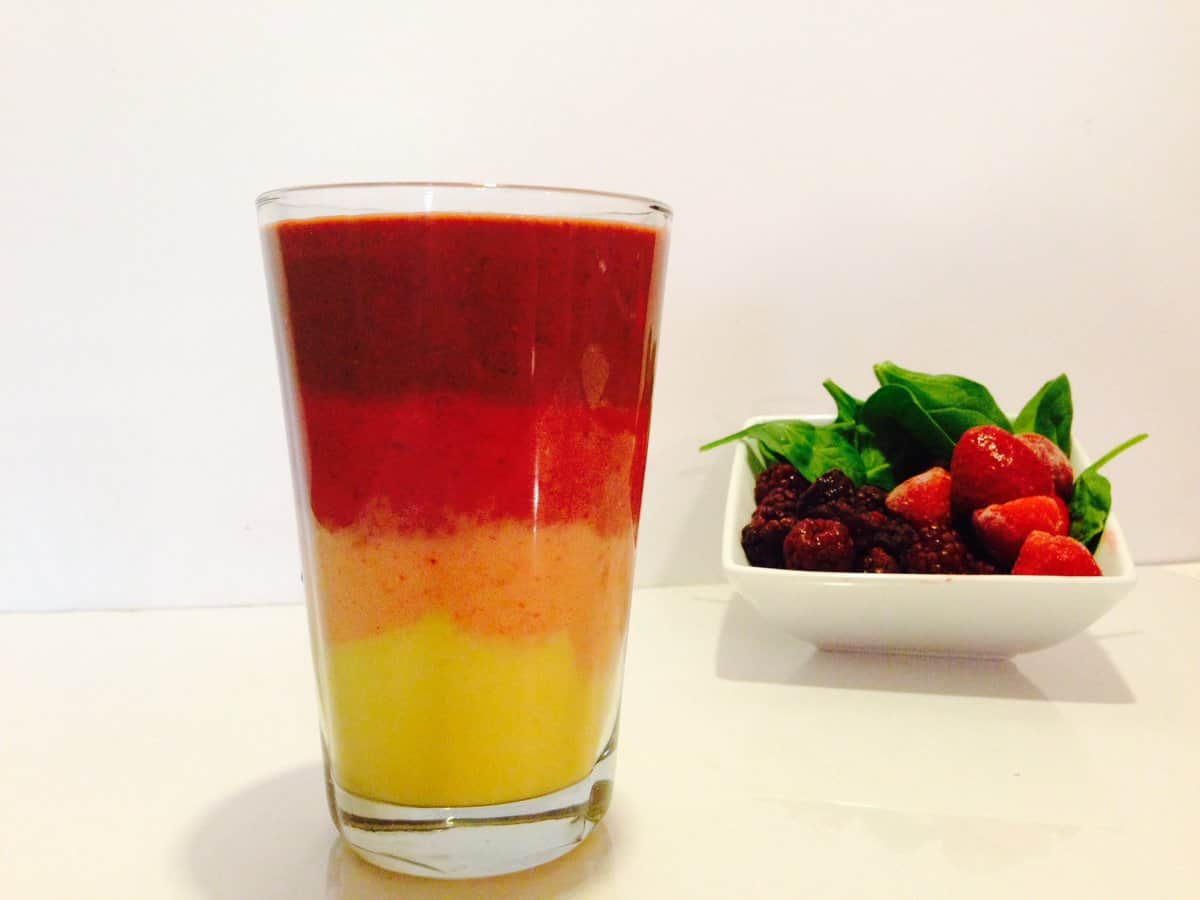 Tutti Frutti Rainbow Smoothie