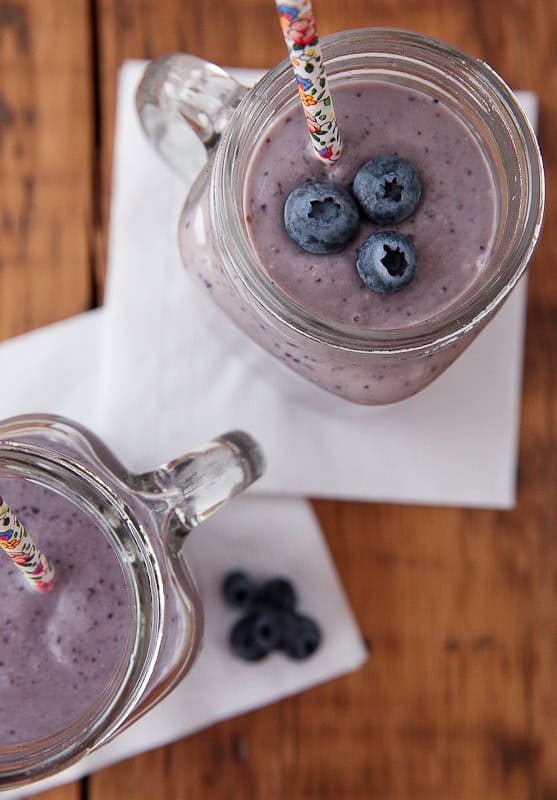 Roasty Toasty Blueberry-Banana Power Smoothie