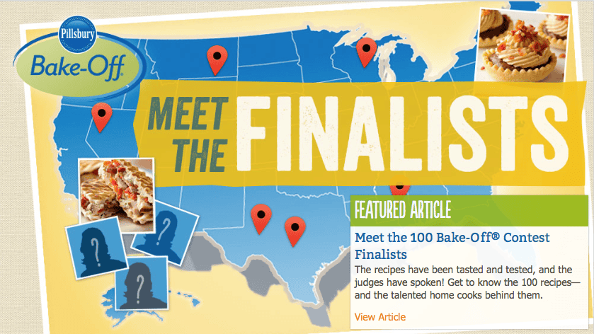 CCC 2014 Pillsbury Bake-Off Finalists!