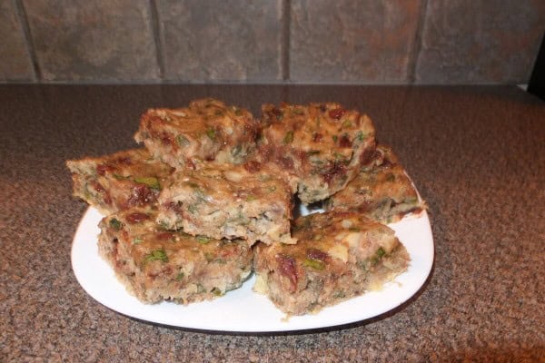 Spinach, Pineapple and Banana Bars