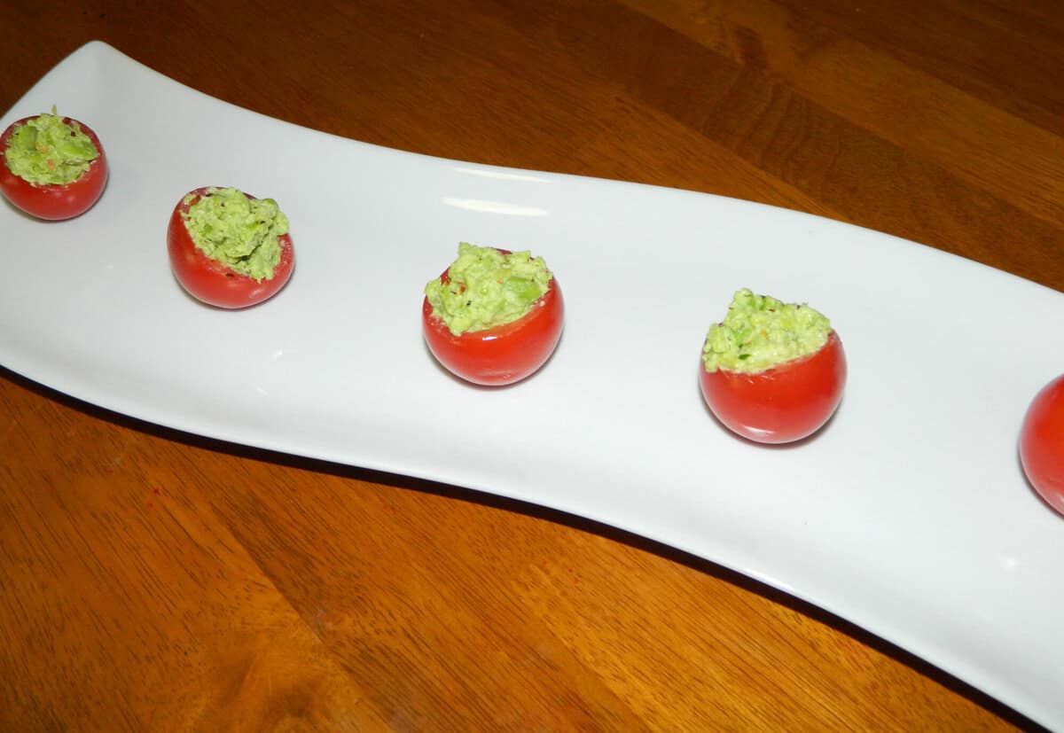 stuffed cherry tomatoes