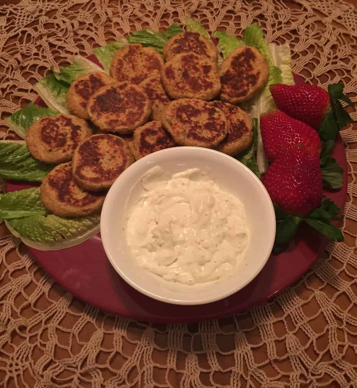 chickpea tuna patties