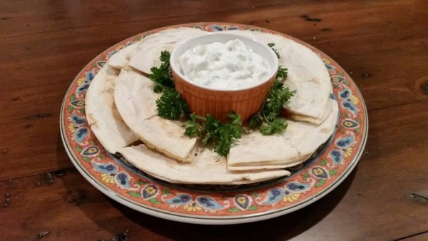 Greek quesadillas