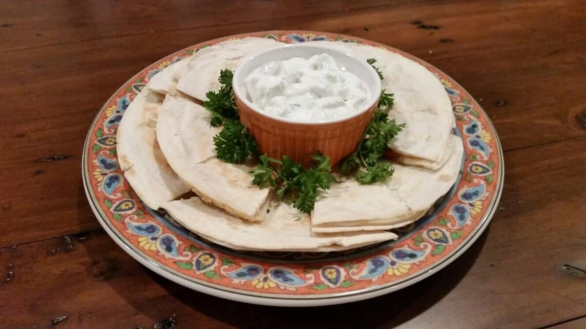 Greek quesadillas