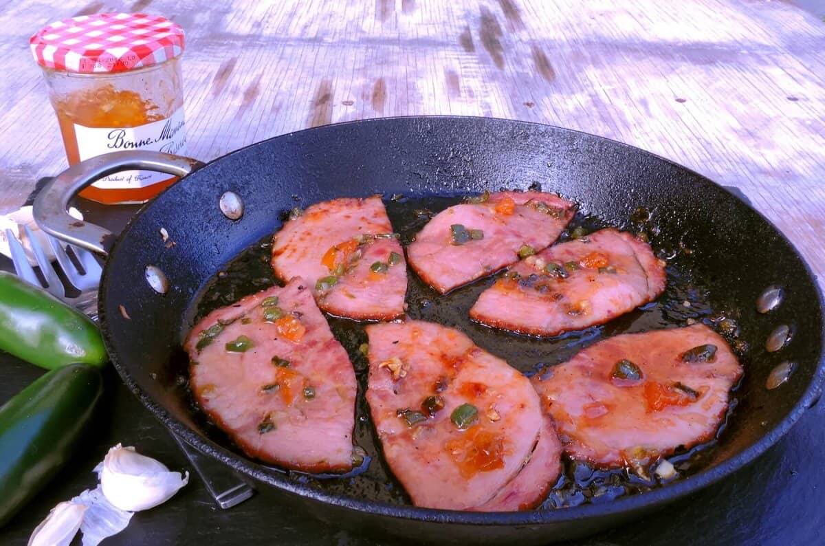 Peach Jalalpeno Breakfast Ham
