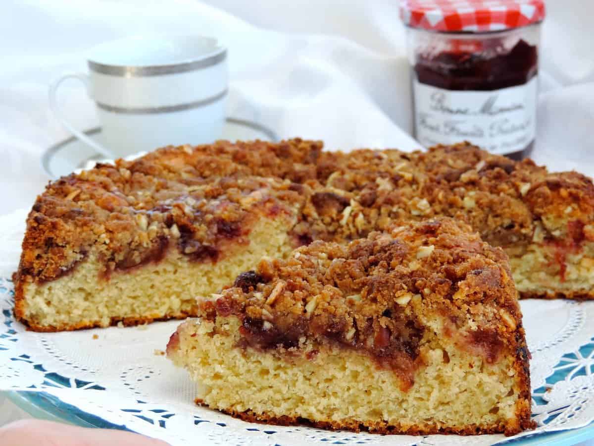 crumble coffee cake