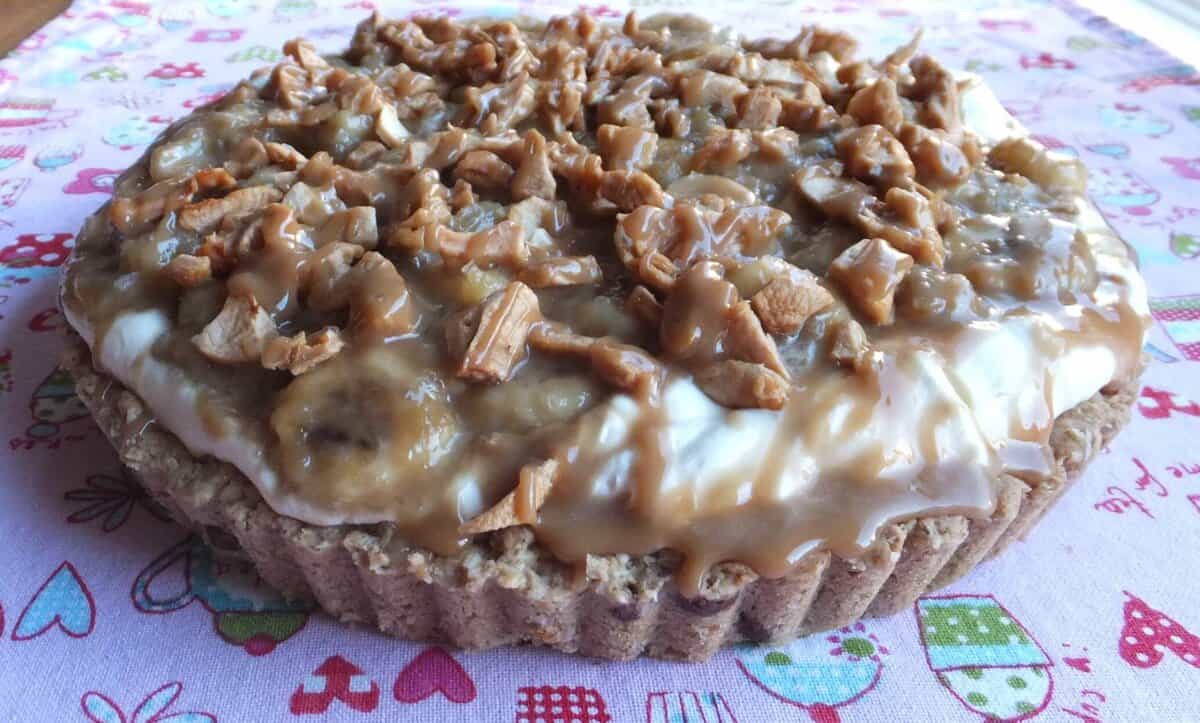 Bananas Foster Tart