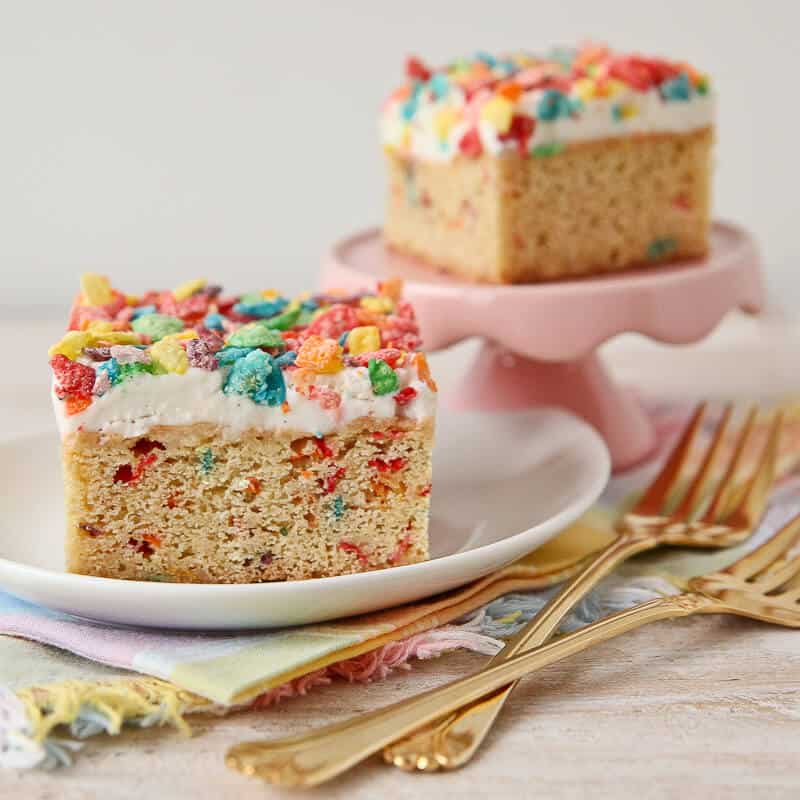 Funfetti Ice Cream Squares
