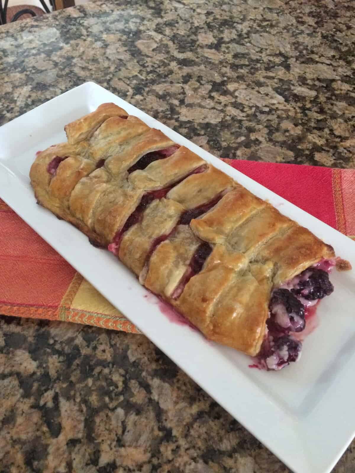 cream cheese strudel