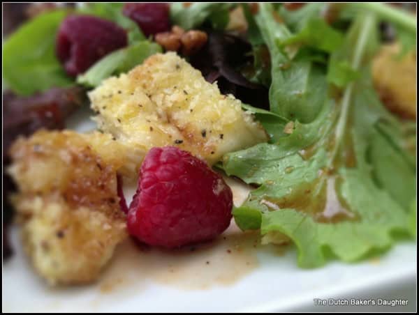 Fried Brie Salad