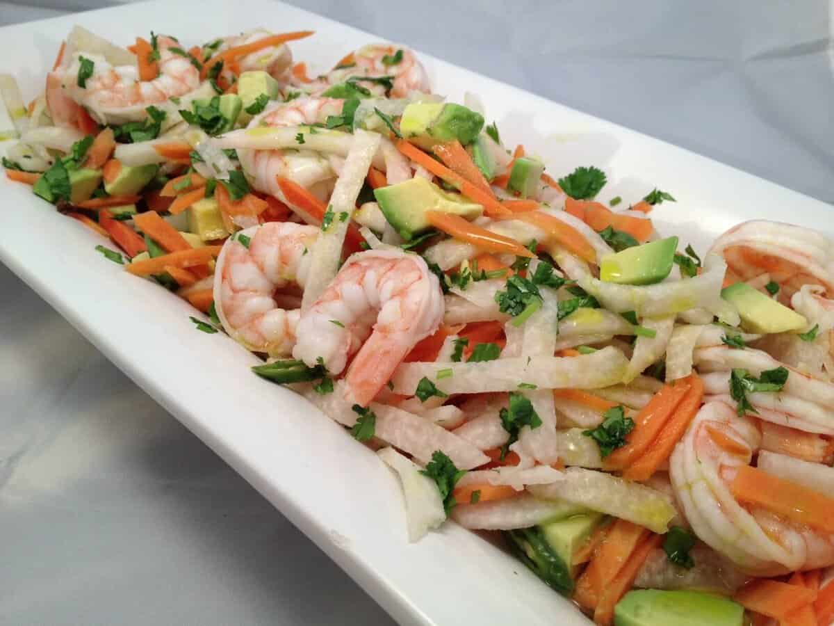 Shrimp and Avocado Escabeche