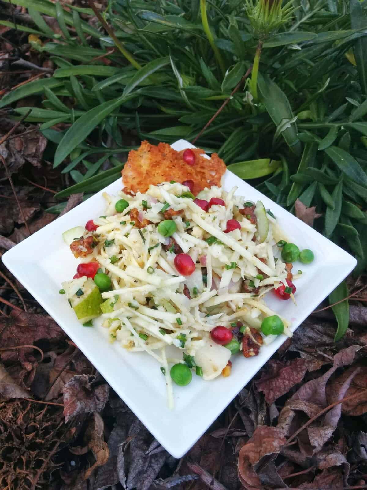 Parsnip, Pear and Pecan Salad