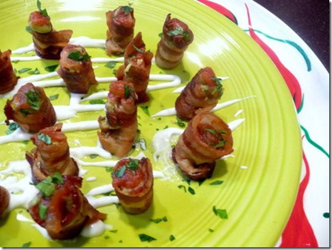 Bacon Guacamole Appetizer Bites