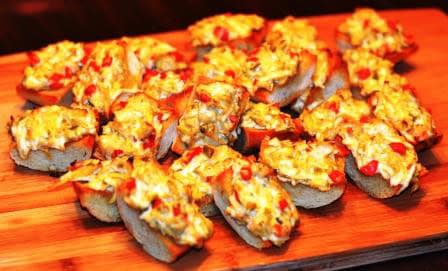 Easy Cheesy Artichoke Bread