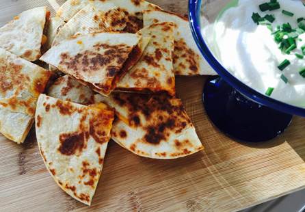 chorizo quesadillas