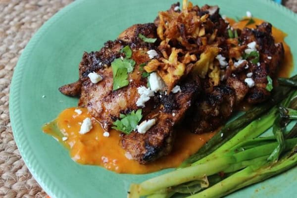 Grilled Chicken Thighs