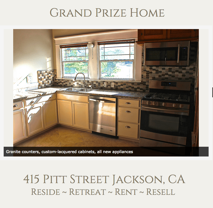 Write a Recipe, Win a House!?