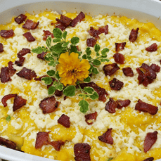 Three Sisters Side Dish with Bacon