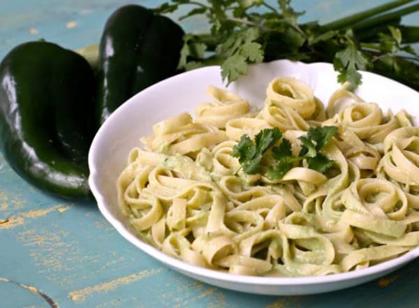Fettuccine Poblano Alfredo