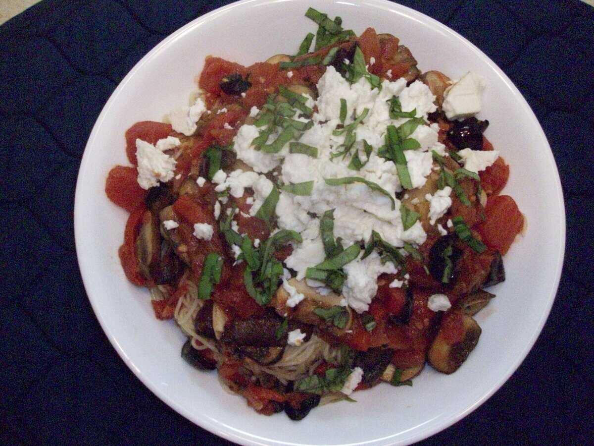 Mediterranean Angel Hair Pasta