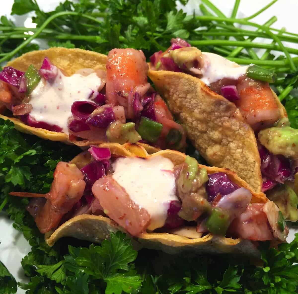 Mini Shrimp Tacos