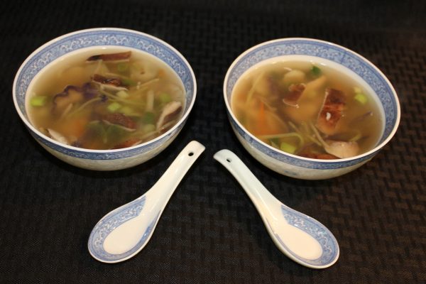Asian Chicken Rice and Vegetable Soup