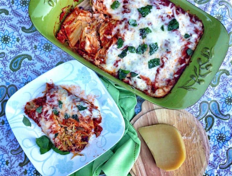 broccoli slaw manicotti
